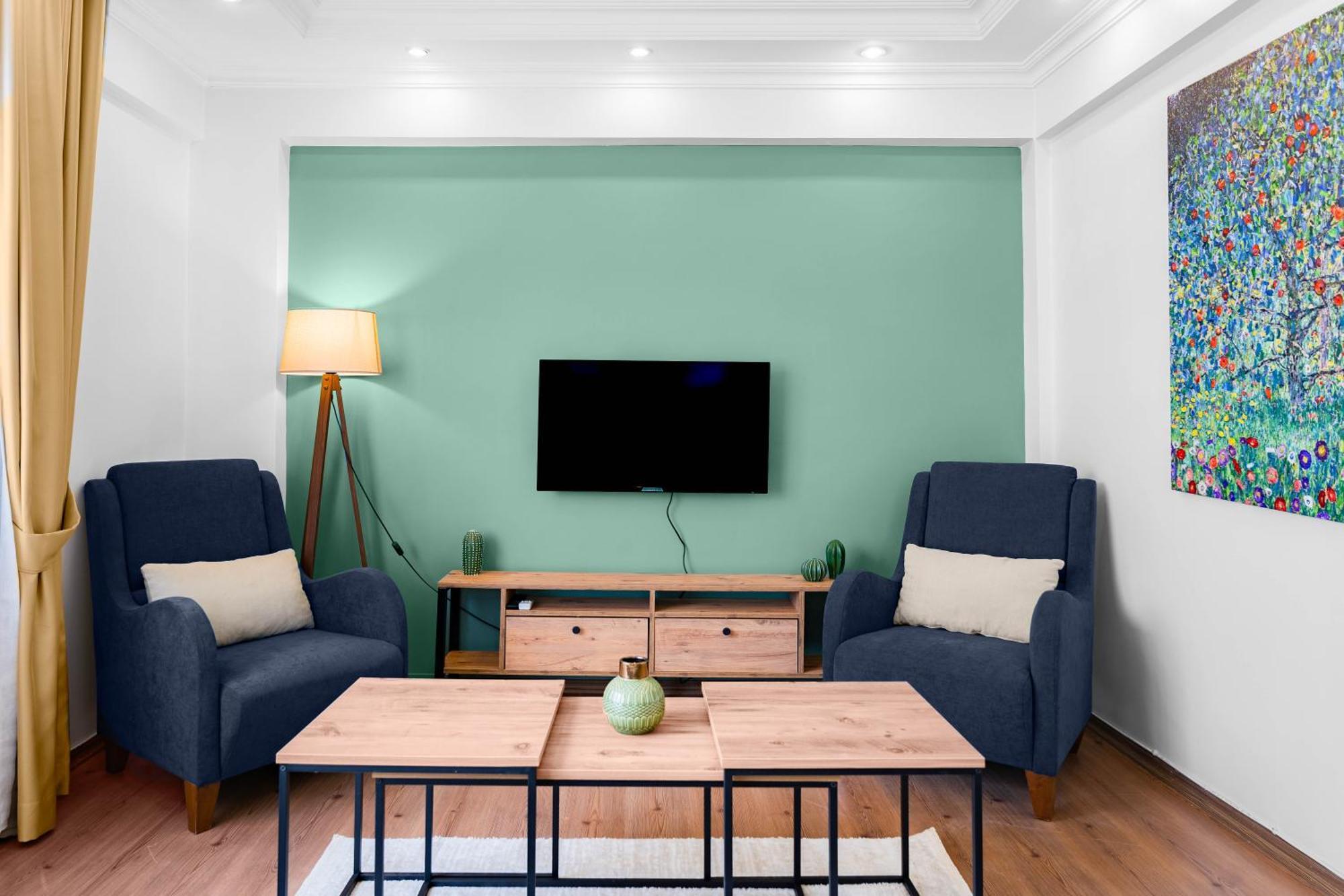 Daire Bright & Cozy 2br Located In The Heart Of Living